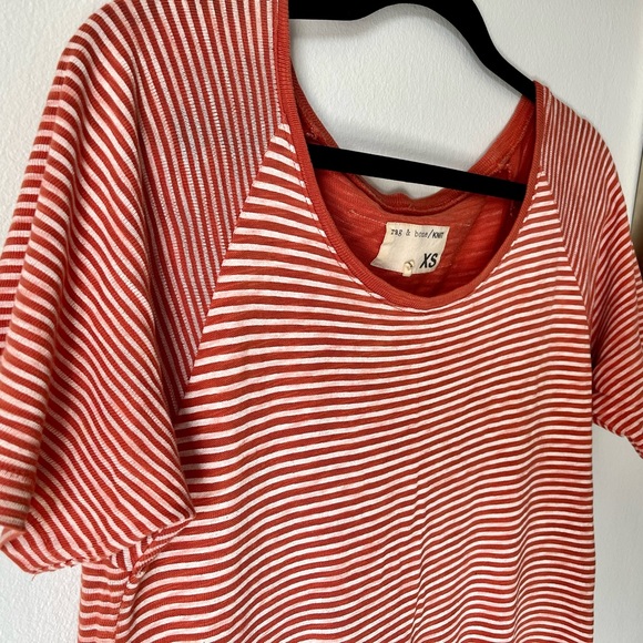 Rag & Bone t-shirt dress striped cotton - Picture 2 of 10